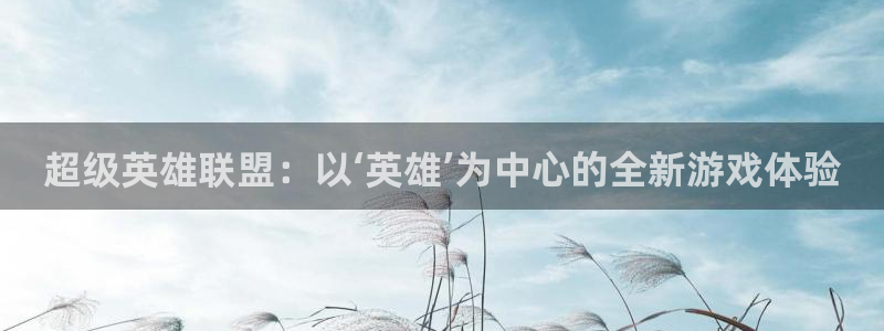 杏悦平台可靠吗是真的吗：超级英雄联盟：以‘英雄’为中心的全新